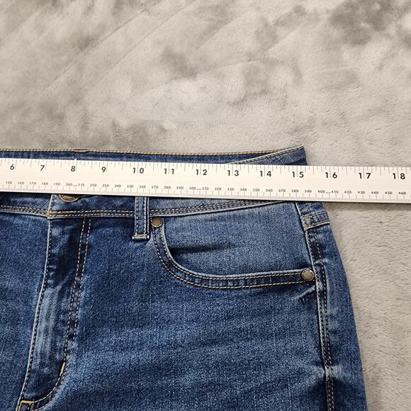 Dip Jeans Womens 10 Blue High Rise Skinny Leg Ankle Stretch Denim Repreve Casual - Picture 9 of 13